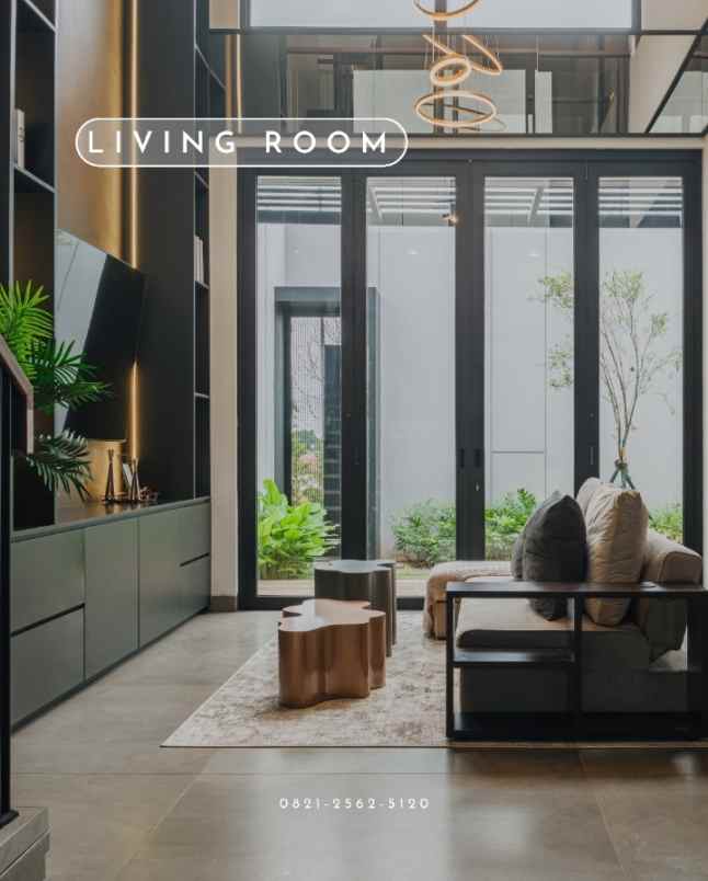 rumah mewah dengan lift di kawasan terlengkap depok