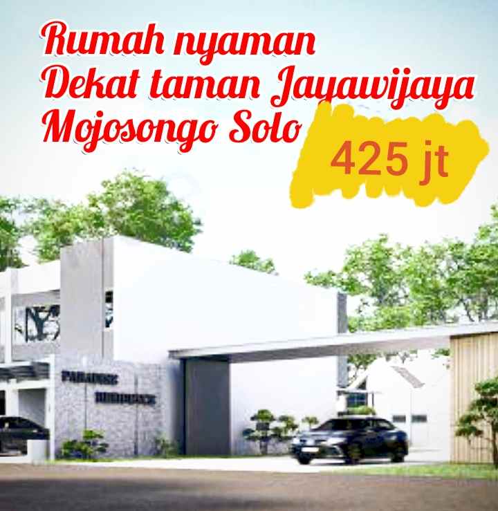 rumah milenial dekat taman jayawijaya mojosongo solo