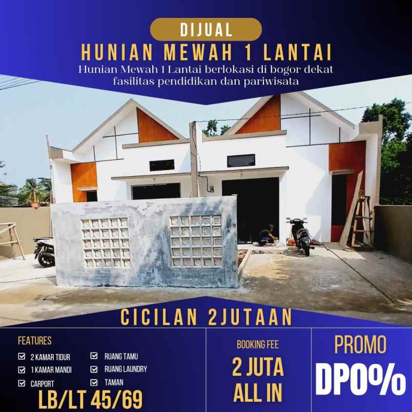 rumah minimalis modern 5 menit ke stasiun citayam