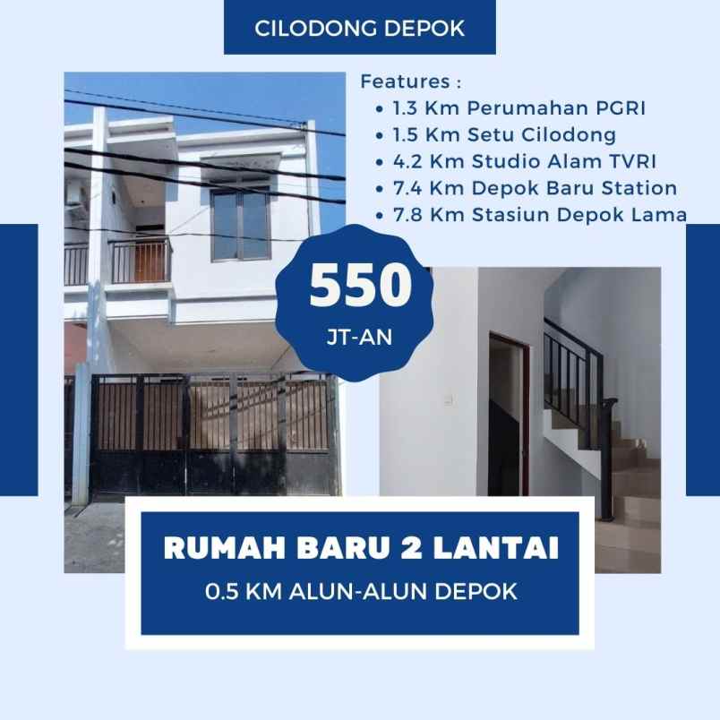 rumah murah cilodong depok siap huni non cluster