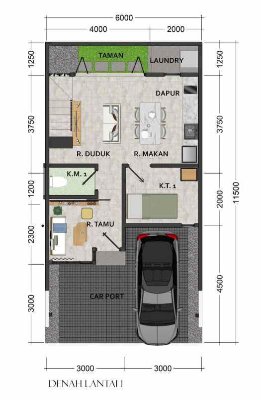 rumah ready design scandinavian kota bekasi