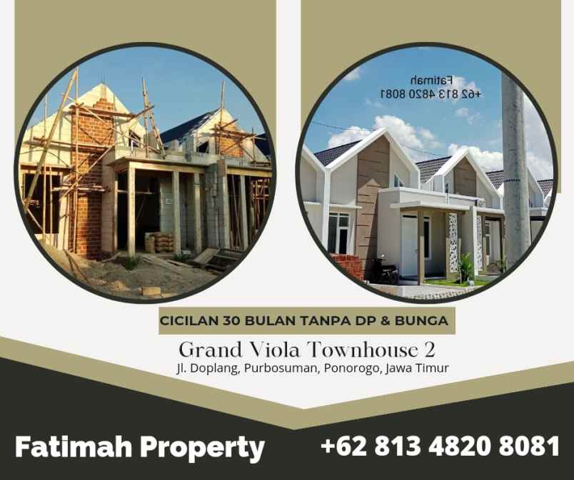 rumah satu lantai istimewa di ponorogo