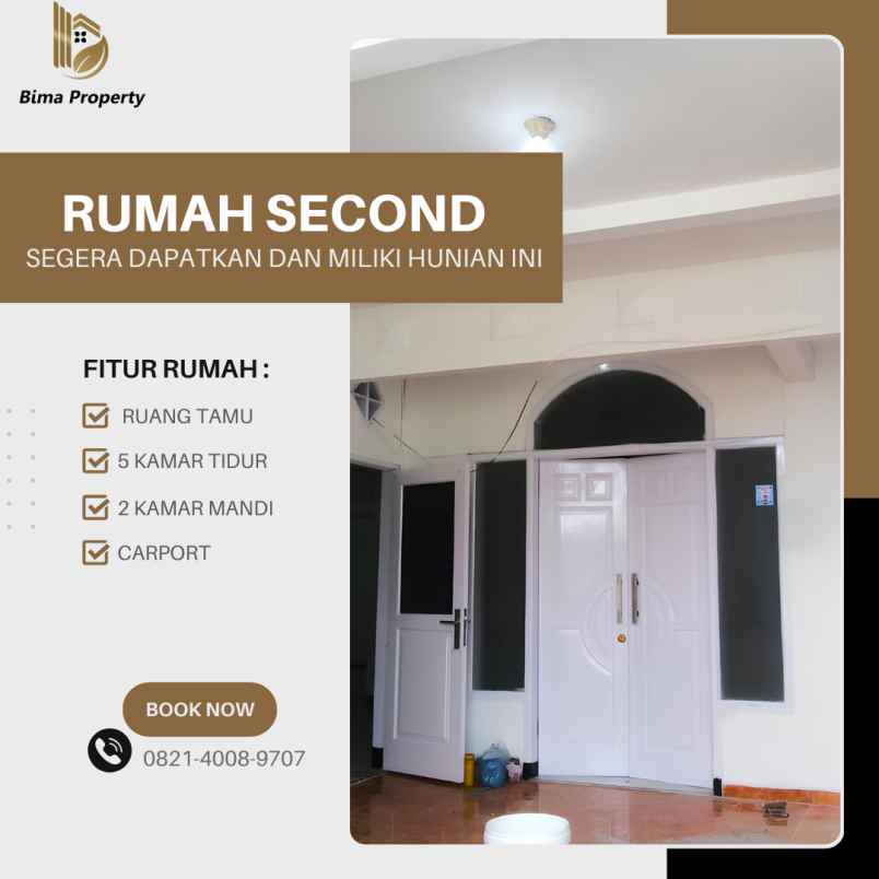 rumah second terawat lokasi terjangkau aman dan nyaman