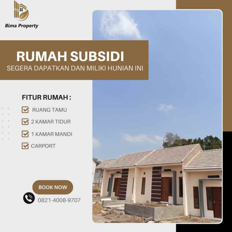 rumah subsidi minimalis area mudah terjangkau