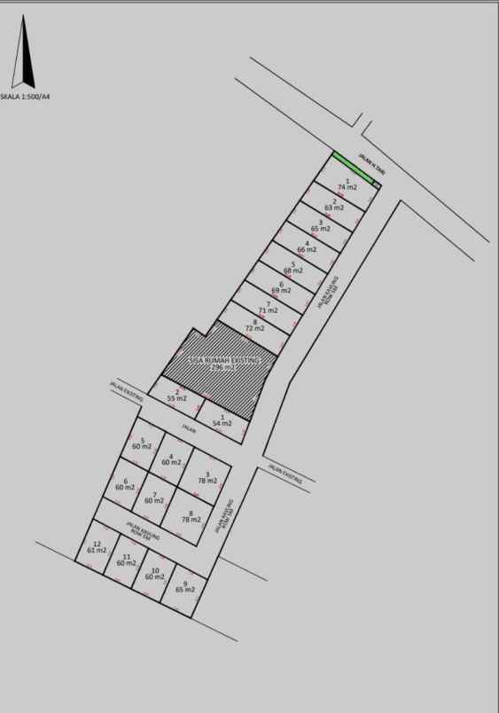 rumah tipe scandinavian di setu cileungsi bogor