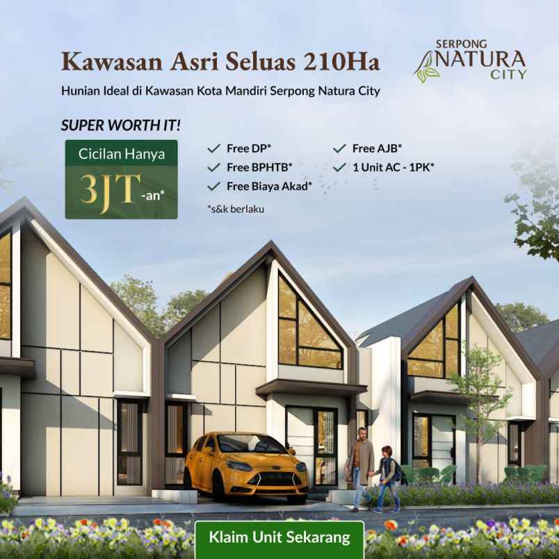 serpong natura orchard park harga perdana