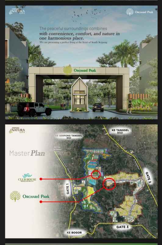 serpong natura orchard park harga perdana