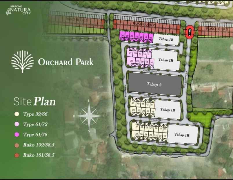 serpong natura orchard park harga perdana