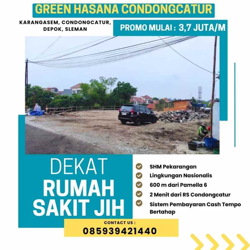 tanah dekat rumah sakit jih