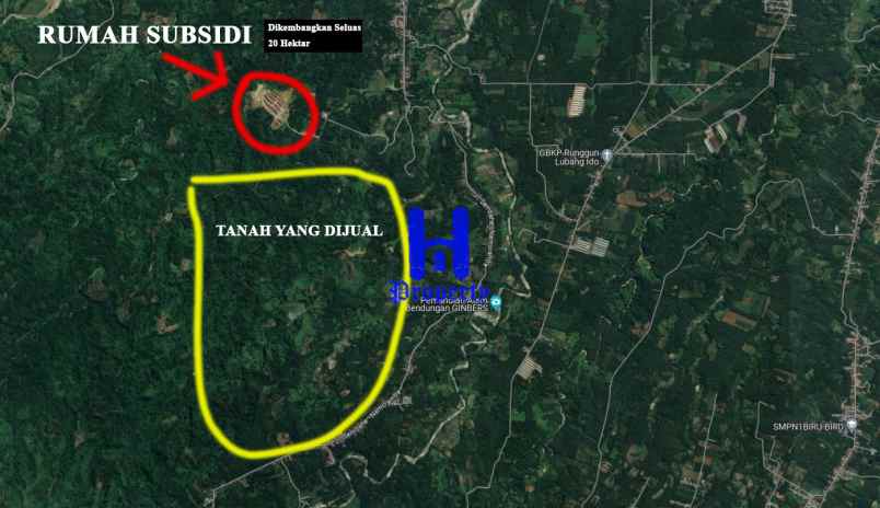 tanah dijual di jalan namorambe sembahe deli serdang