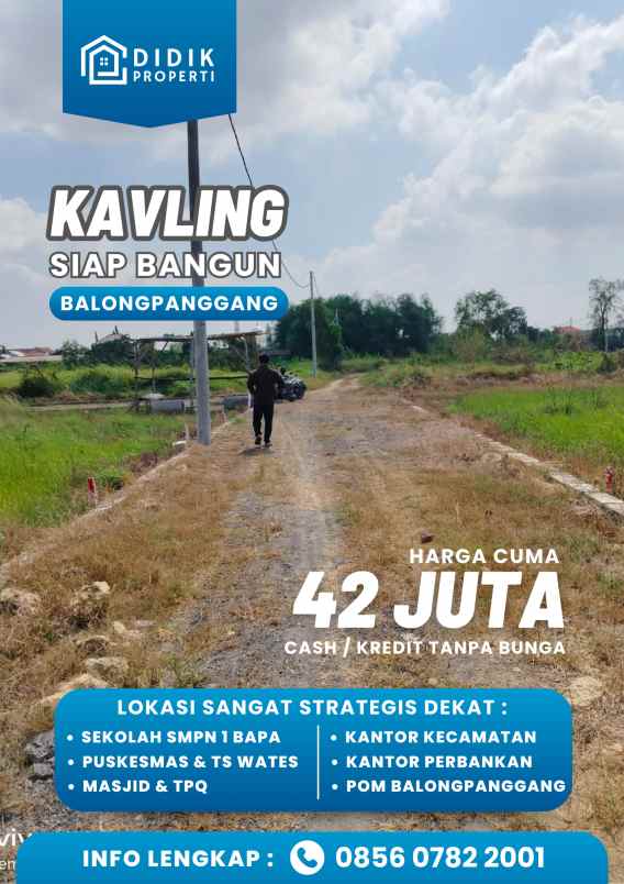 tanah kapling siap bangun