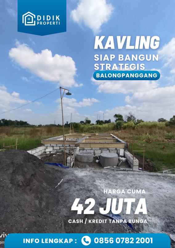 tanah kapling siap bangun