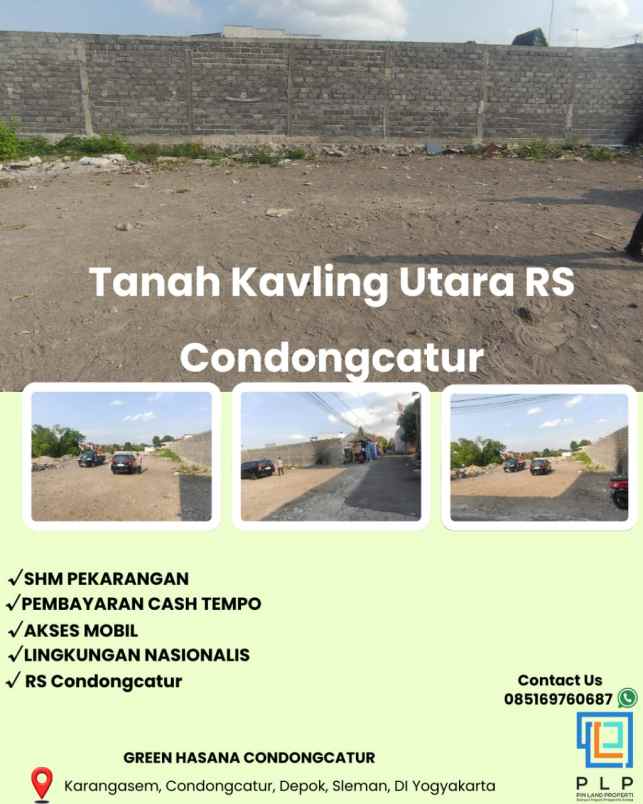tanah kavling area condong catur