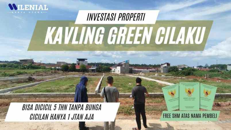 tanah kavling bisa dicicil di green cilaku kota serang