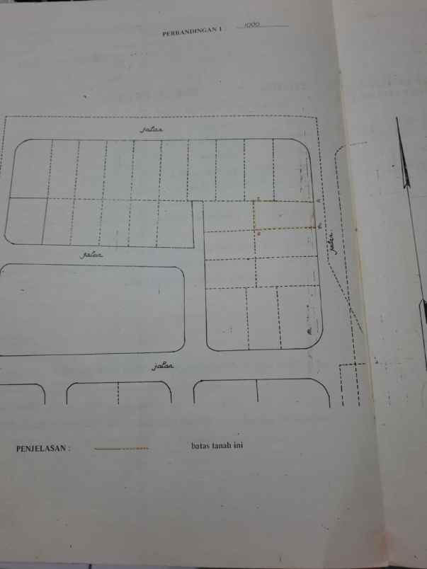 tanah kertomenanggal hadap timur row jalan 3 mobil