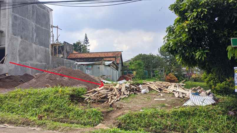 tanah komplek di cihanjuang luas 124m2 shm siap bangun