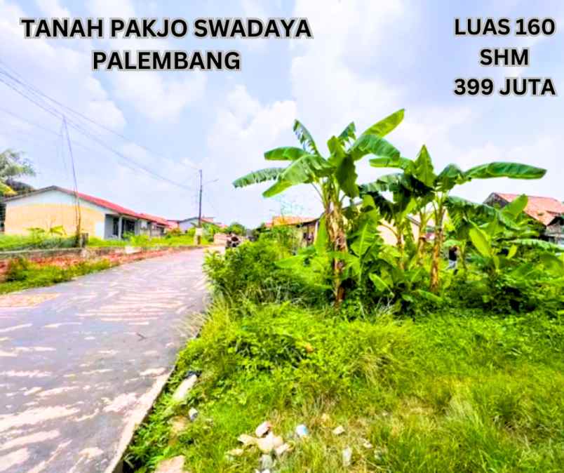 tanah pakjo murah kota palembang