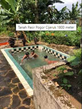 tanah pasir pogor cijeruk 1800 meter