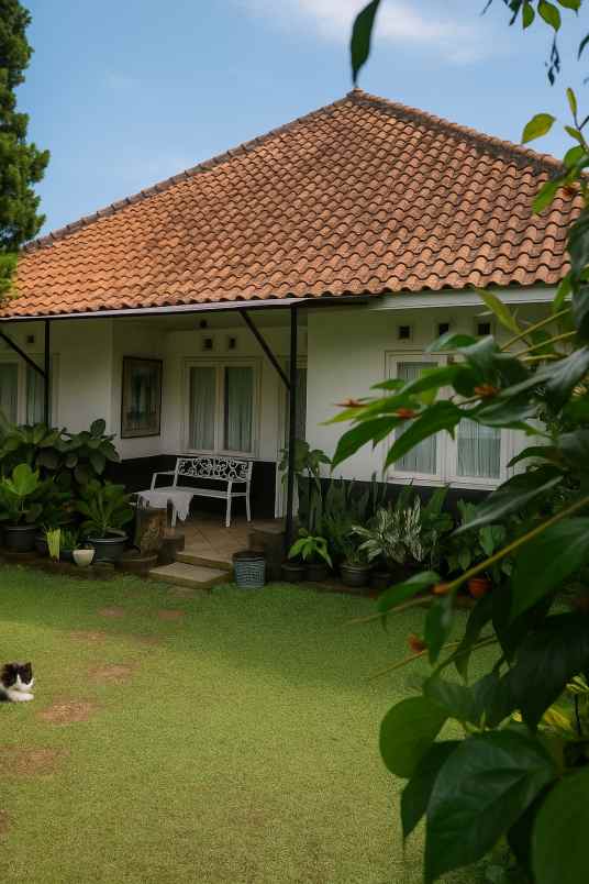 villa estetik gaya belanda di lembang