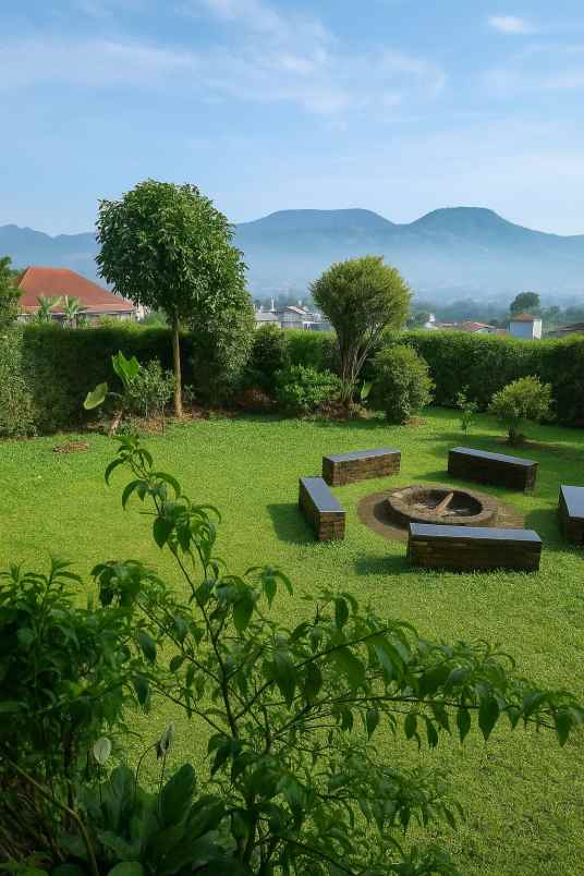 villa estetik gaya belanda di lembang