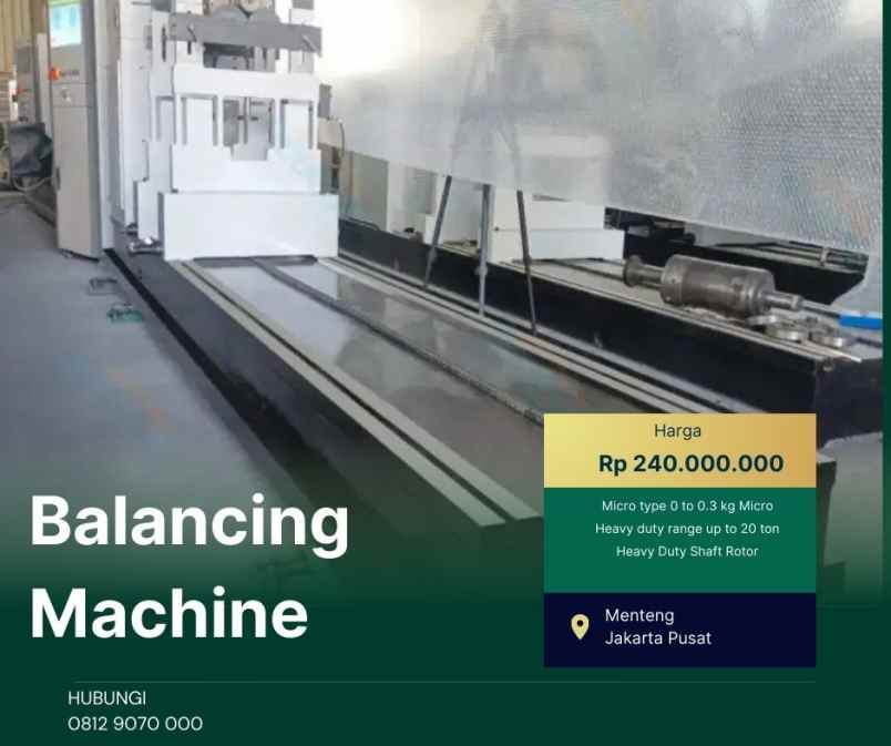 balancing machine heavy duty shaft rotor