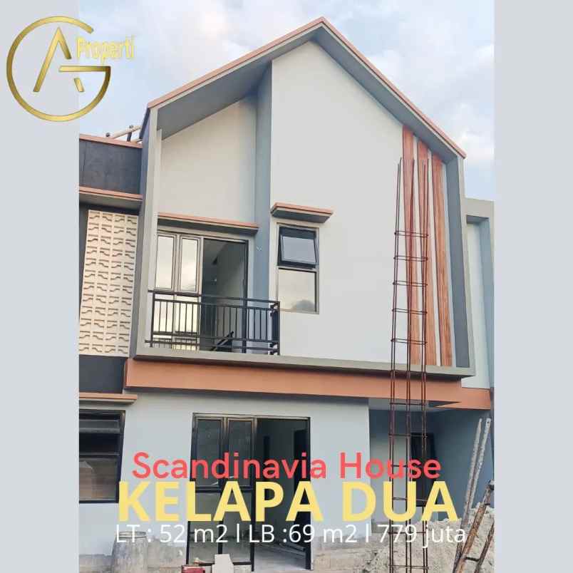 cluster konsep 2 lantai 799 jt an di klapa dua depok