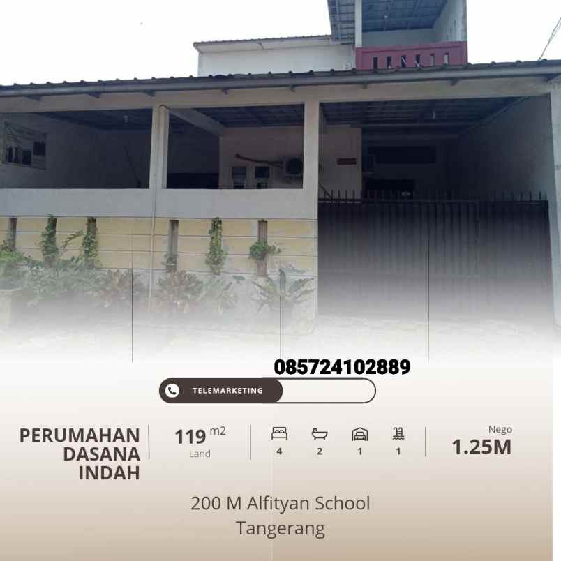 dijual 1 unit rumah di perumahan dasana indah