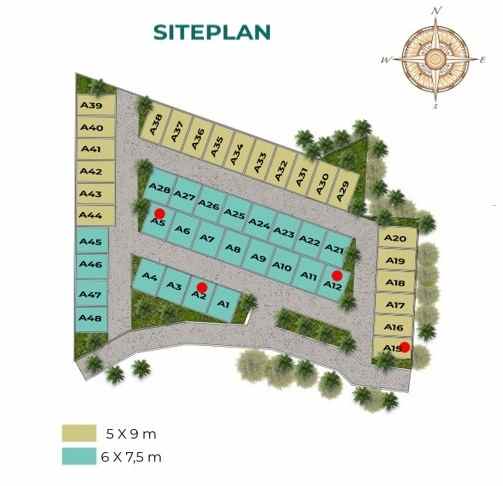 dijual 48 unit rumah dekat mcd kelapa dua depok