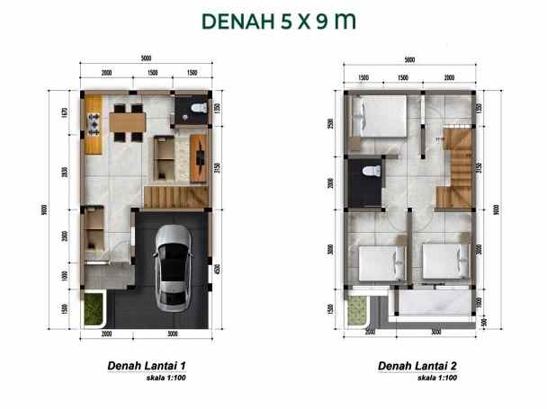 dijual 48 unit rumah dekat mcd kelapa dua depok