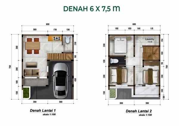 dijual 48 unit rumah dekat mcd kelapa dua depok