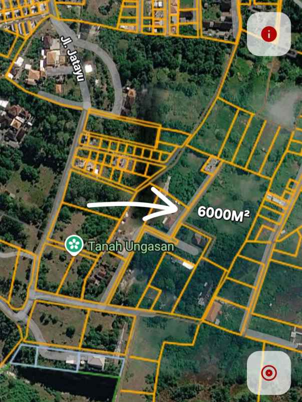 dijual 60 are jl jatayu goa gong ungasan kuta selatan