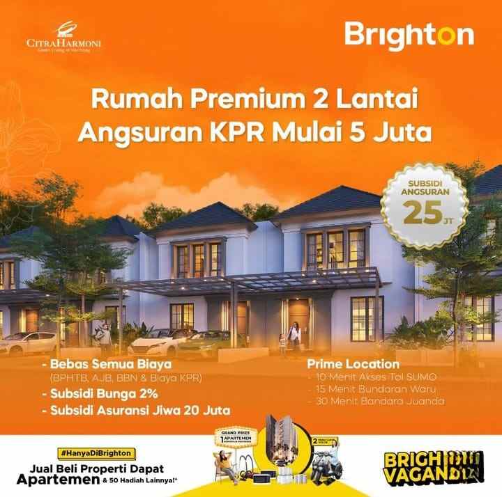 dijual apartemen citra harmoni