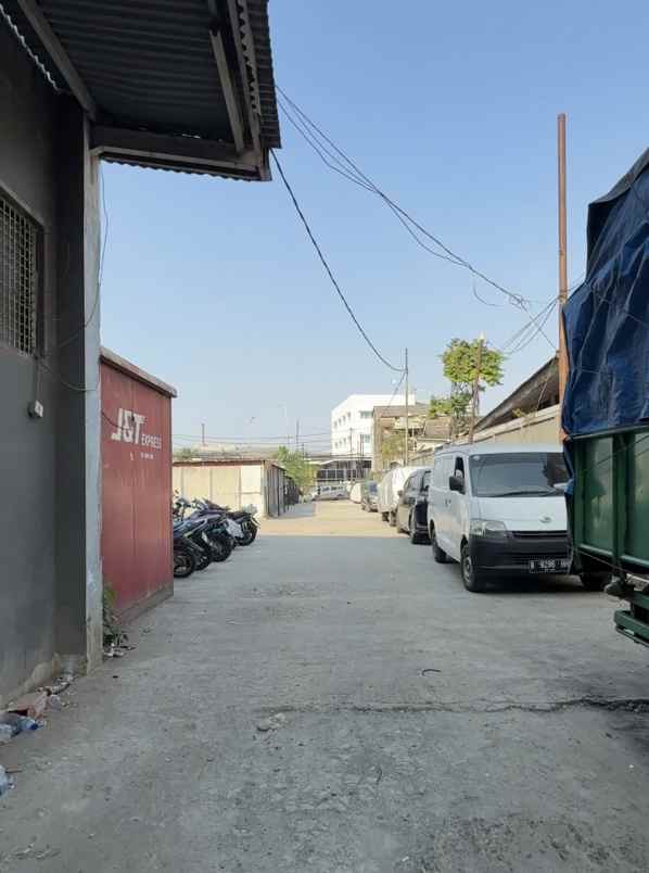 dijual gudang dan tanah akses container di pulo gadung