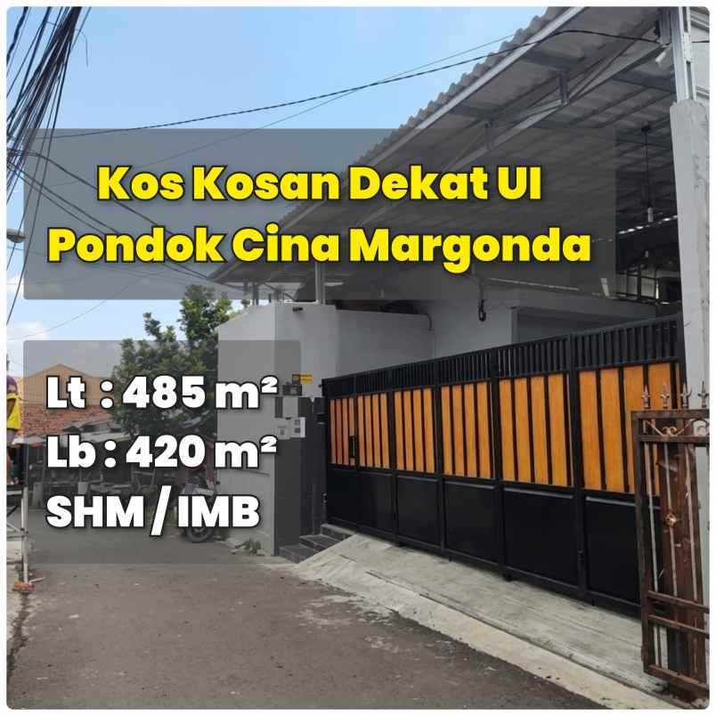 dijual kos kos an deket ui pondok cina