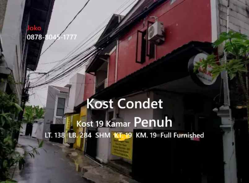 dijual kost condet