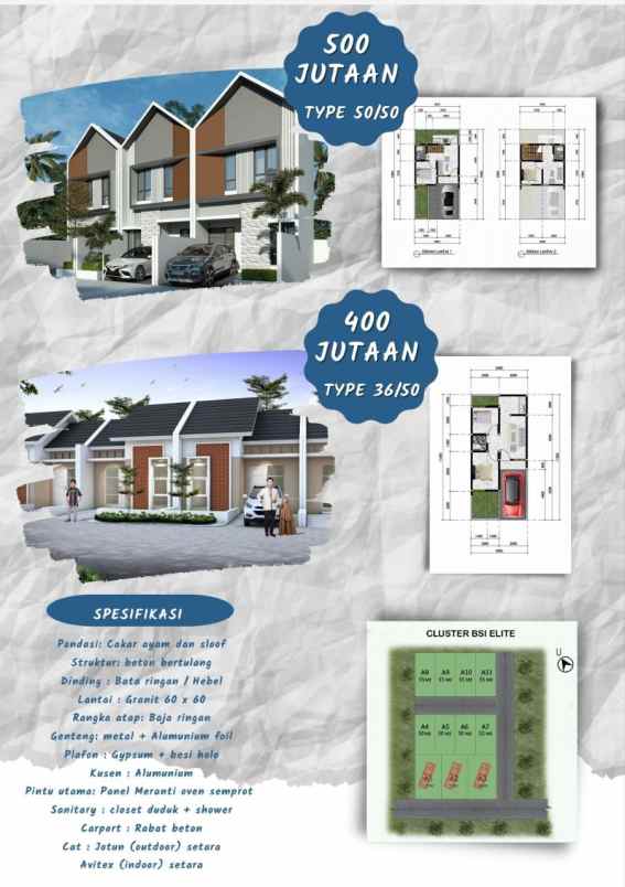 dijual kost pengasinan sawangan depok