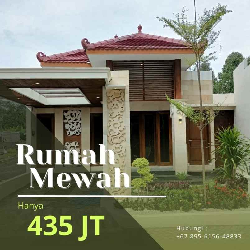 dijual murah rumah etnik modern di magelang