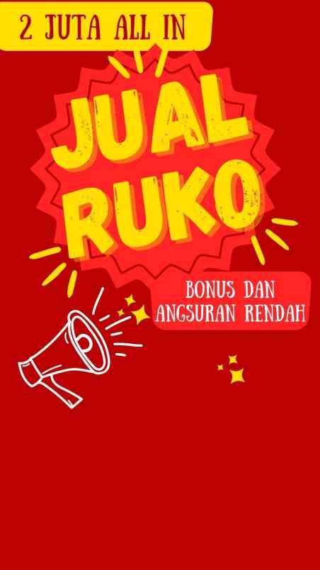 dijual ruko gudang kantor jalan strategis kalisuren