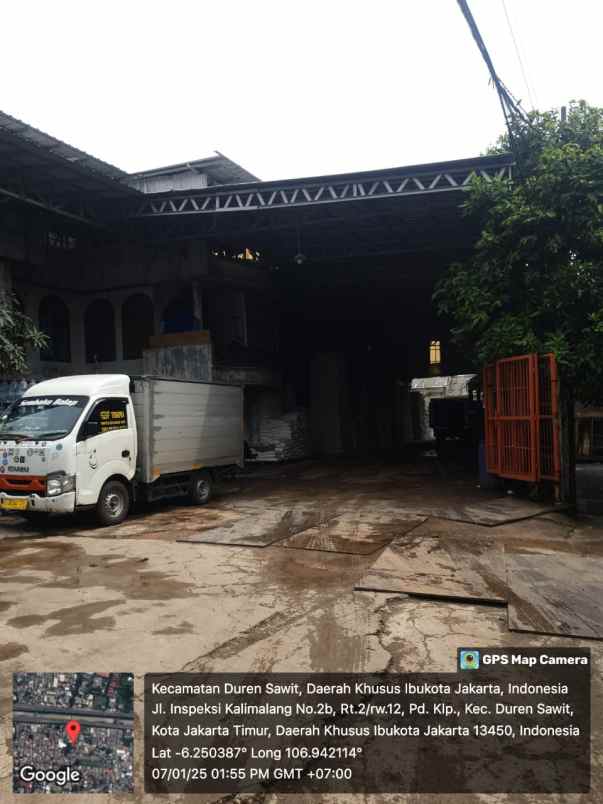 dijual ruko gudang kantor jl kalimalang