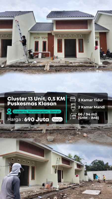 dijual rumah 1 km ke sambisari