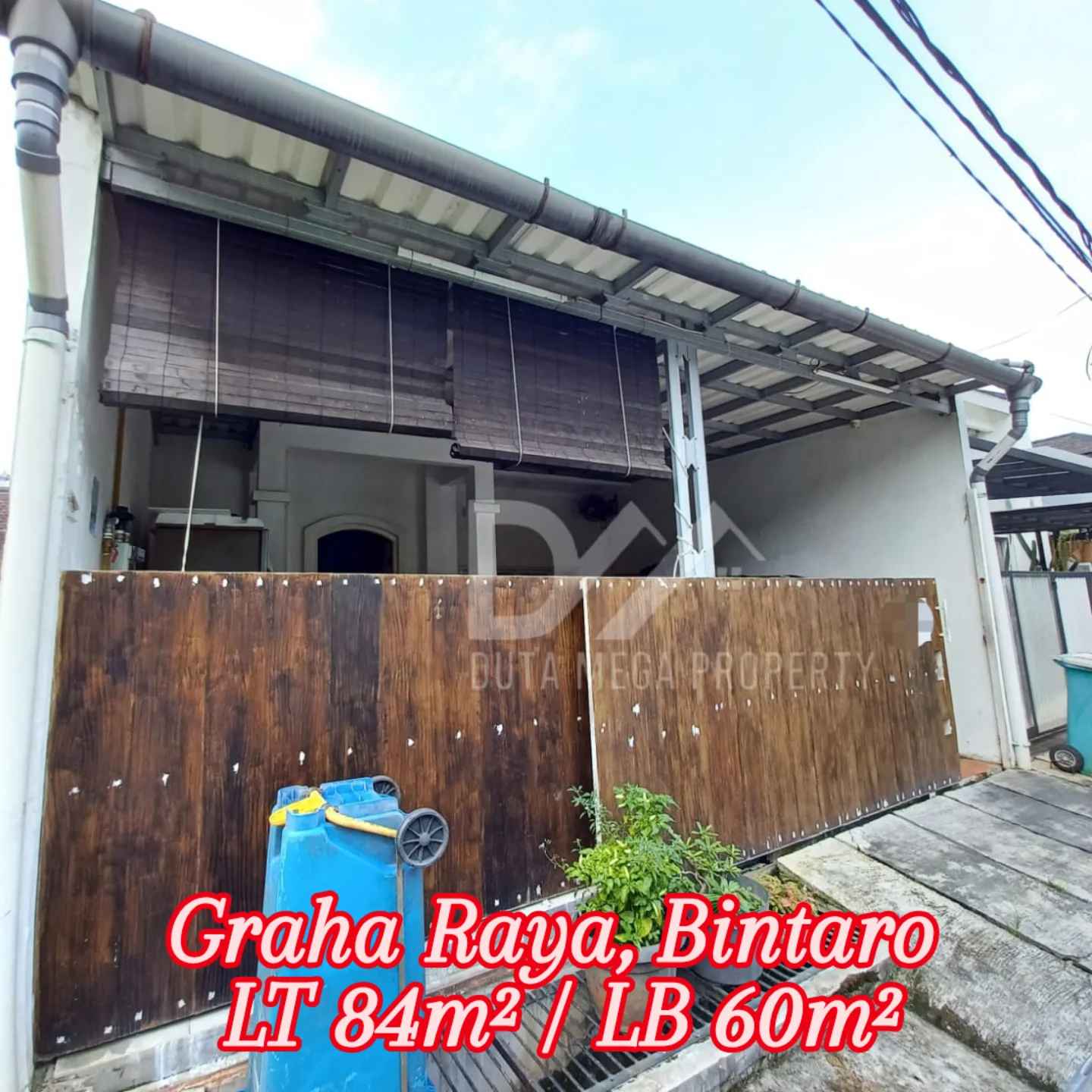dijual rumah 1 lantai di graha raya bintaro
