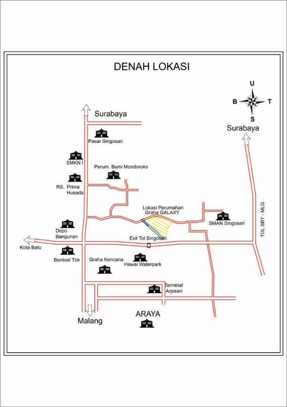 dijual rumah banjararum singosari kab