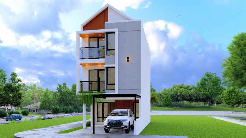 dijual rumah baru di green ville dekat tanjung duren