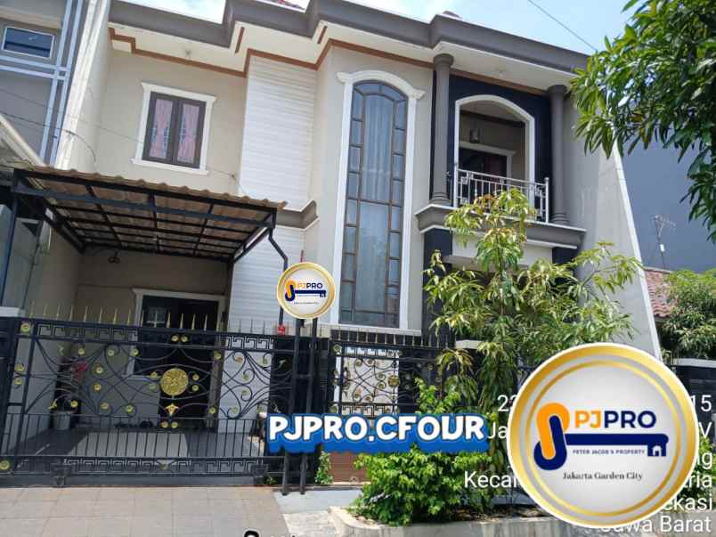 dijual rumah cantik asri di harapan indah bekasi