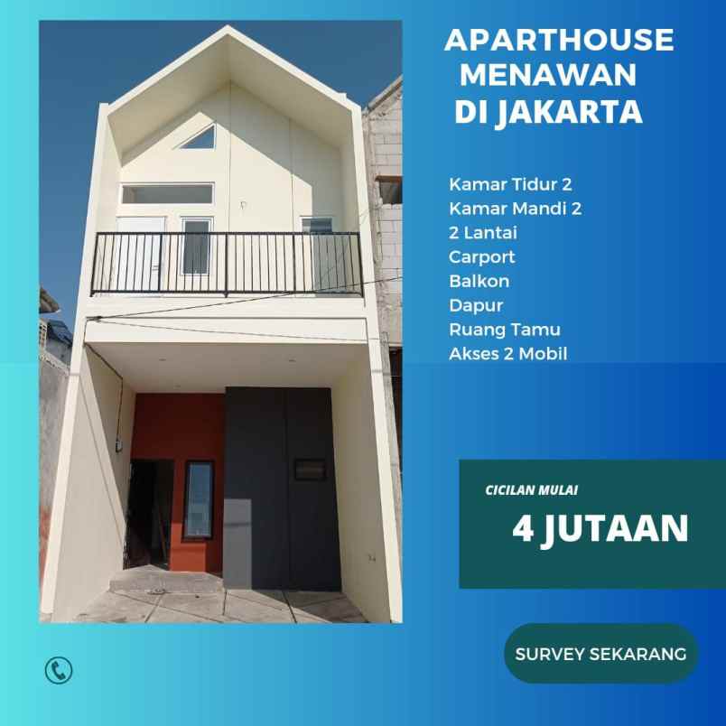 dijual rumah ciracas jakarta timur