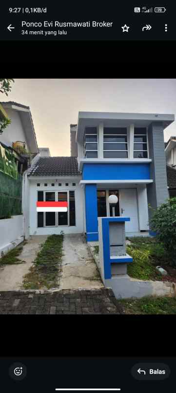 dijual rumah cluster di pandanaran hills semarang