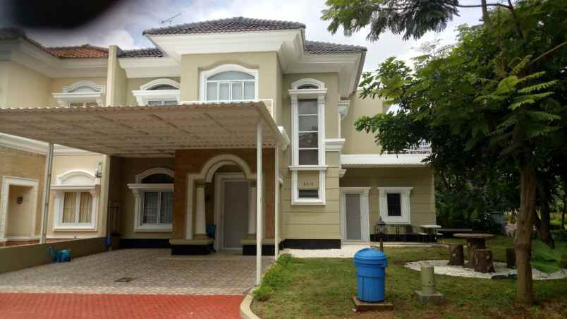 dijual rumah cluster monaco gading serpong