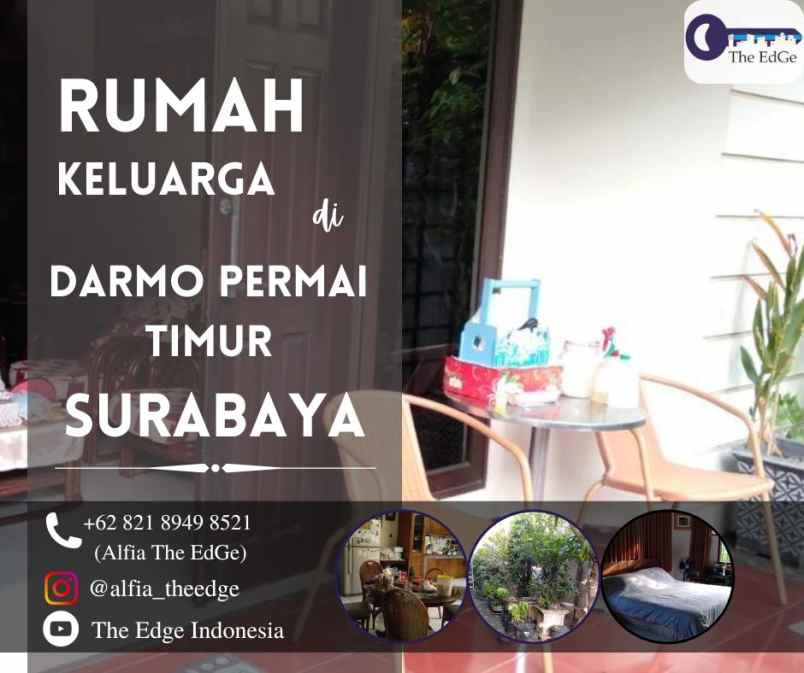 dijual rumah darmo permai