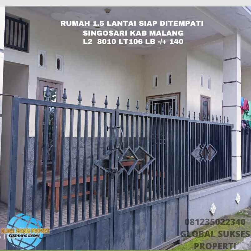 dijual rumah di singosari