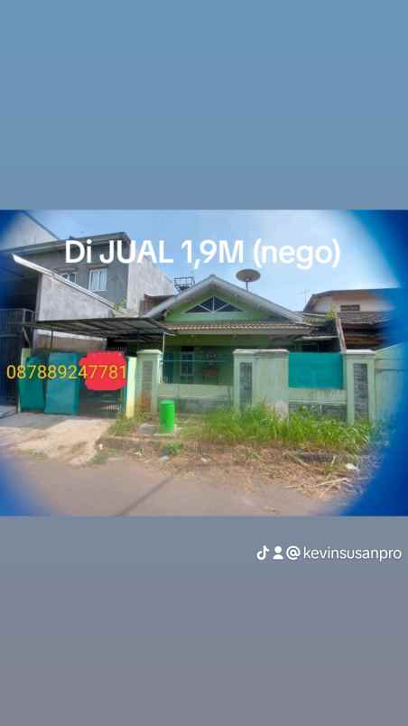 dijual rumah di taman kencana cengkareng